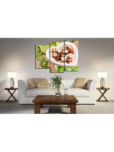 Модульная картина "Конфеты в вазе"