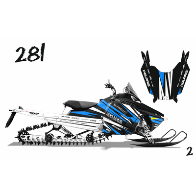 POLARIS RMK и RMK PRO 2009-2015 BLUE #281