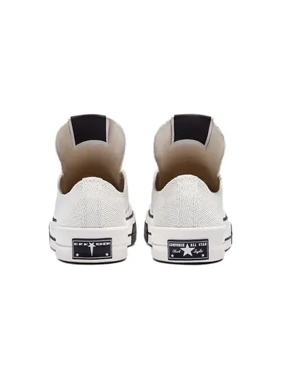 Кеды Converse Rick Owens DRKSHDW DRKSTAR Turbodrk белые низкие