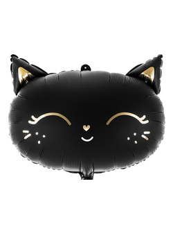 Голова кошки, чёрная (48 см)
