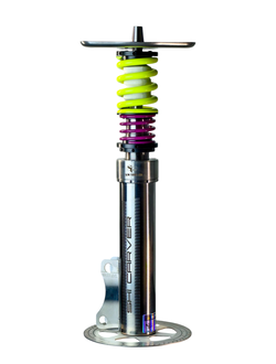 STATIC FINAL: NEON LIME | VIOLET with METAL BASE