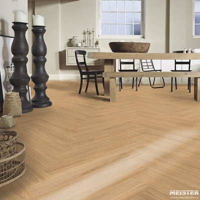 Ламинат Meister LS350 Дуб Сэнд Принсес 6895 32 класс толщина 10 мм с фаской 1.552 м2