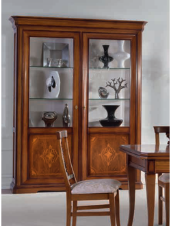 ВИТРИНА 2-Х ДВЕРНАЯ MANUELLA (L170*P50*H220) BV1171 VACCARI GIOVANNI