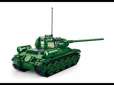 Танк-34 + 5 солдат + пулемет Максим