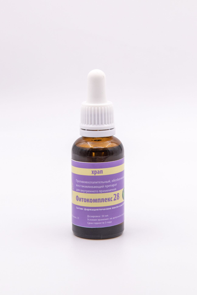 Фитокомплекс ВолгаЛадь №28 профилактика храпа, 30 мл