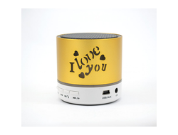 портативная BLUETOOTH колонка беспроводная с подсветкой (Цвет микс)