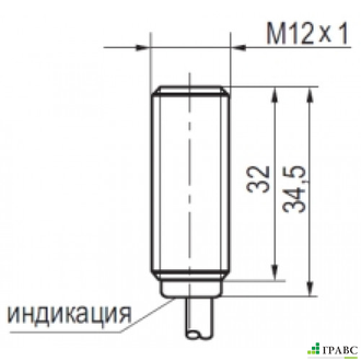 Индуктивный датчик ISB B2A-31N-3-LP-C