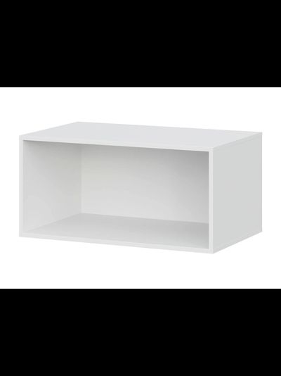 ШК 5 800 шкаф двустворчатый распашной с антресолью Белый текстурный