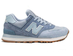 New Balance 574 Серые с голубым