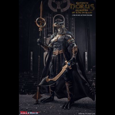 Гор в золотом - Коллекционная ФИГУРКА 1/6 scale Action Figure King and Vengeful God Horus Gold Edition (PL2020-170A) - TBLeague