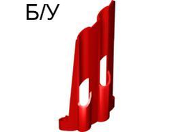 ! Б/У - Technic, Panel Fairing # 4 Large Long, Large Holes, Side B, Red (32189 / 4125180 / 4234437) - Б/У