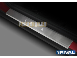 Накладки на пороги Rival для Lada 2110 / 2111 / 2112 1995-2014 / 1997-2009 / 1999-2