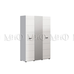 НЭНСИ New Шкаф 3-дв. (1500*2200*524мм), белый глянец