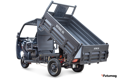 Грузовой электротрицикл Rutrike D5 1700 КАБИНА серый