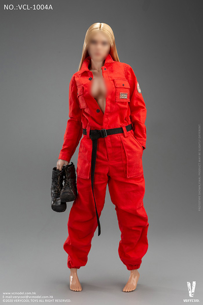 Женский комплект с комбинезоном (оранжевый) 1/6 Work-Wear Set (Tangerine) (VCL-1004A) - VERYCOOL