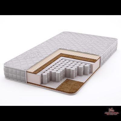 матрас POPOLARE T2N-200  Lazio ( Высота 22 см.Независимые пружины, 286 шт/м2 Средняя жесткость, Латекс+Кокос )