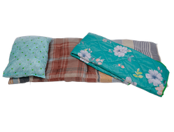 Комплект спального места БЫТОВОЙ-2, 70х190 см для рабочих (матрас, подушка, одеяло / с бельем)