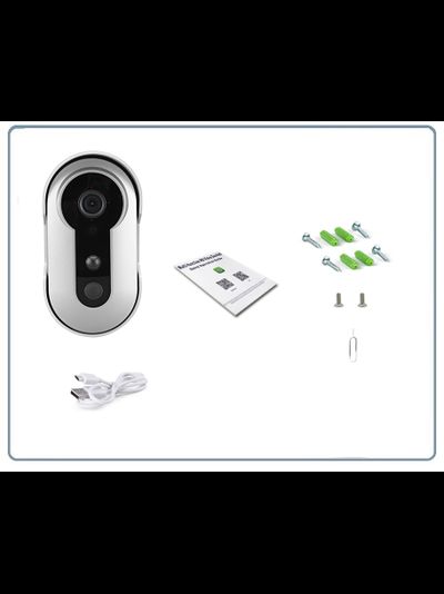 Автономная WiFi вызывная панель - видеодомофон с DVR. HD 960p