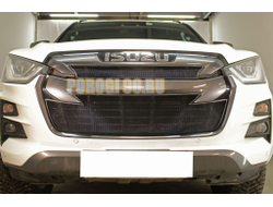 Защита радиатора Isuzu D-Max 2019- black низ