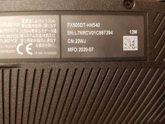 ASUS TUF GAMING FX505DT-BQ030T ( 15.6 FHD IPS 144HZ RYZEN 7 3750H GTX1650(4GB) 16GB 512SSD )