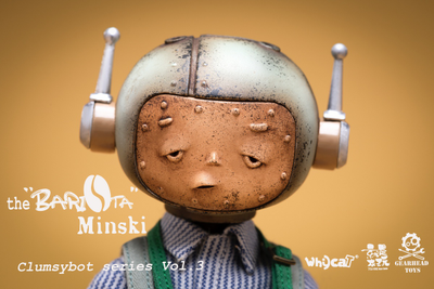 Робот-бариста Мински - Коллекционная ФИГУРКА 1/6 scale ClumsyBot series #3 Barista Minski (GHT005) - Whycat & GEARHEADTOYS