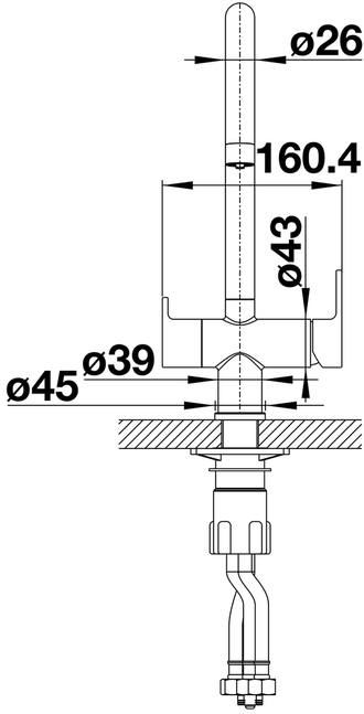 Смеситель Blanco TRIMA, 526270