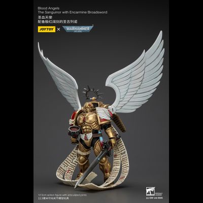 Сангвинор Кровавых Ангелов (Warhammer 40k) - КОЛЛЕКЦИОННАЯ ФИГУРКА 1/18 Blood Angels The Sanguinor with Encarmine Broadsword (JT02519) - JOYTOY