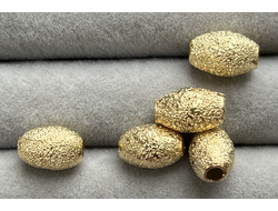 Бусина зол рис  8х12мм