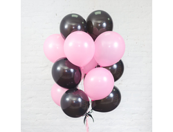 Черные и розовые шары