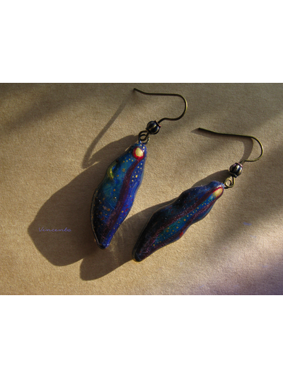 Серьги в арабском стиле "Тысячная сказка Шахерезады"