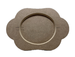 Поднос фигурный №7 250*350 тарелка для росписи и декупажа