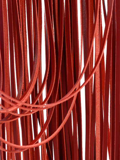 Bonny пояс с бахромой 80  Красный