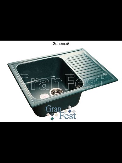 Керамическая мойка Granfest Гранфест GF-S645L реверсивная 1 секционная мойка