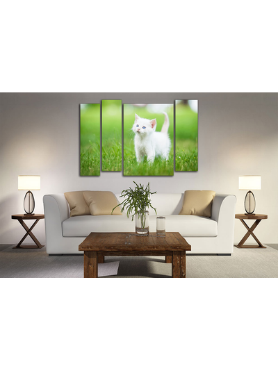 Модульная картина &quot;Летний котенок&quot;