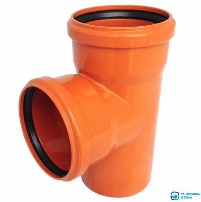 Тройник для наружней канализации    110х110х90° МультиМир