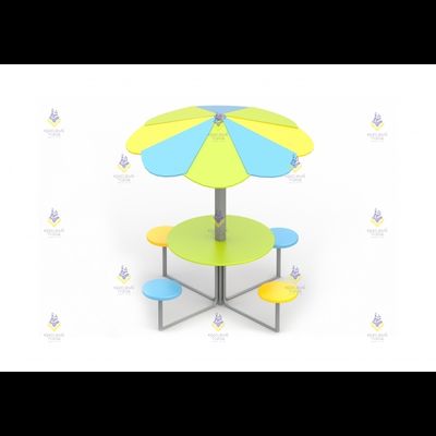 1437 Столик с навесом «Семицветик»
