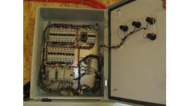 Монтаж кабельных линий, подключение "под ключ" цементной линии в г.Воронеж, ул.Димитрова. Сборка и монтаж шкафа управления наполнения силосов.