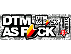 стикер - Dtm as fuck