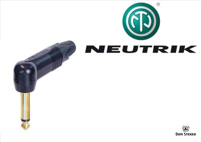 Neutrik NP2RX-B кабельный разъем Jack 6,3мм (моно),угловой