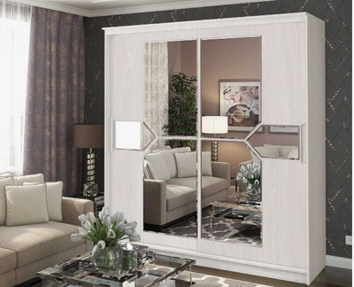 Мираж Шкаф-купе 2,0 (2000*2200*600мм) анкор/зеркало/анкор