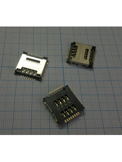 Двойной Коннектор Sim №10 Lenovo S660, A690, G600, MediaPad 10 Link+ (KA-067)