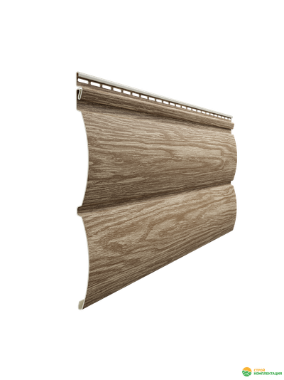 Сайдинг ПВХ Docke LUX под дерево Блок-Хаус D4.7T кедр 3600х243 мм