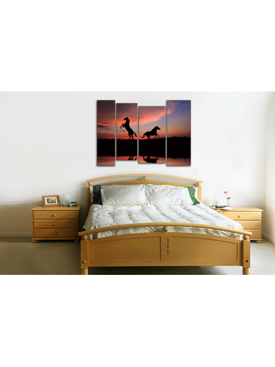 Модульная картина "Два коня"