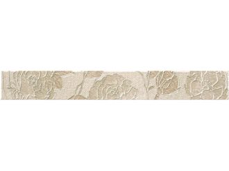 Rocersa Бордюр Aura Cenefa Fleurs Beige 7,5x59,34