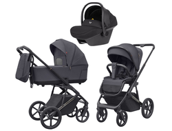 Коляска 3в1 Carrello Sigma Club Grey 2025  (Nova)