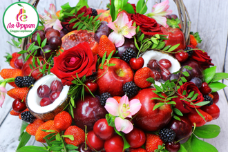 Премиум корзина "Красный бархат"