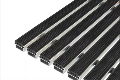 Грязезащитные алюминиевые решетки &quot;Брайт&quot;