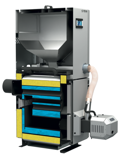 Котел Metal-Fach SLIM PELLET 10 кВт