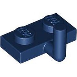 Plate, Modified 1 x 2 with Bar Arm Up  Horizontal Arm 5mm , Dark Blue (4623b 6469954)