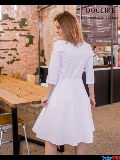ПЛАТЬЕ DOCLIKE DL317 белое